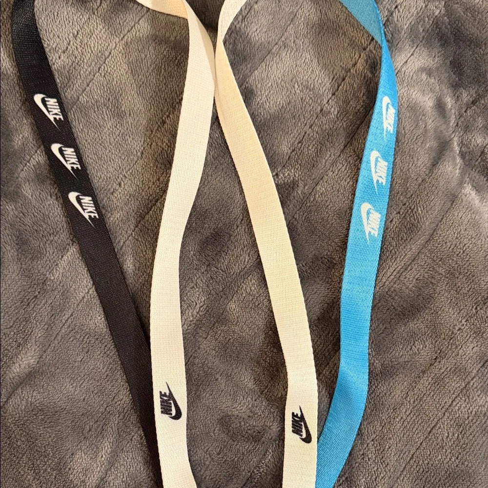 NWT Nike Breakaway Lanyard Set of 2 Safety Release Keychain ID Holder Swoosh